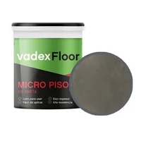Micropiso en pasta simíl microcemento grís petróleo 5 kg