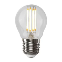 Lámpara LED con filamento gota E27 4W luz cálida