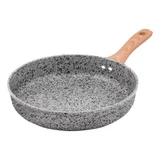 Sartén Granito forjado de aluminio 24 cm gris y natural