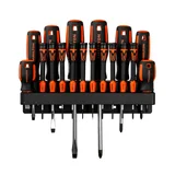 Kit de destornilladores 18 pzas. phillps + planos + torx
