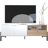 Rack de TV Metal Wood 55" everest olmo finlandés