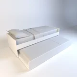 Cama 1 plaza con carro everest