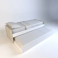 Cama 1 plaza con carro nevado everest