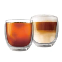 Vaso doble de vidrio 150 ml