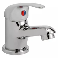 Grifería monocomando para bidet Lugo plateada