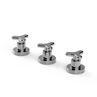Grifería bimando para bidet Treva cromada