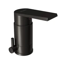 Grifería monocomando para bidet Zafiro negra
