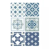 Azulejo autoadhesivo celeste 16651