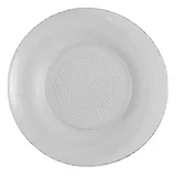 Plato de postre Forjado transparente