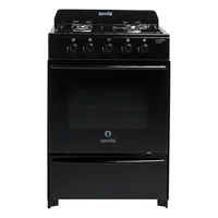 Cocina a gas 4 hornallas negra MASCL56NL