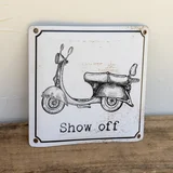 Placa Show Off 20 x 20