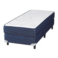 Colchón y sommier Sport 1 plaza de espuma 100 x 190 x 23 cm