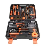 Kit de herramientas 96 pzas. destornilladores + llaves + alicates