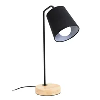 Lámpara de mesa con pantera negra E27