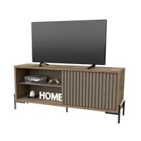 Rack de TV 60" roble davos y gris arcilla