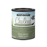 Pintura tizada Chalked interior y exterior verde sereno 887ml