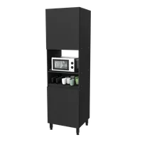 Mueble porta microondas Lux Gris sombra