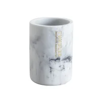 Vaso Marmol de poliresina blanco
