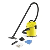 Aspiradora seco y húmedo amarilla 1000 W 10 l