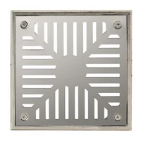 Rejilla piso para soldar 10 x 10 cm inoxidable