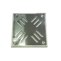 Rejilla piso 15 x 15 cm inoxidable