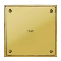 Tapa 15 x 15 cm bronce