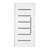 Puerta de exterior chapa Verona con apliques 80 x 205 x 4.8 cm izquierda