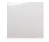 Porcelanato pulido White blanco brillante 60 x 60 cm
