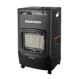 Estufa garrafera 2408 Kcal negra movil DANY-701
