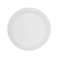 Panel LED de embutir redondo 12W Luz cálida