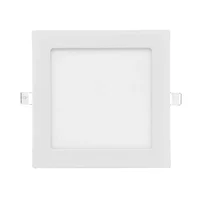 Panel LED de embutir cuadrado 12W Luz día