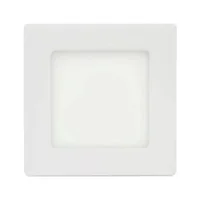 Panel LED de embutir cuadrado 18W Luz cálida