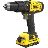 Taladro percutor inalámbrico 20V + batería + cargador + accesorios