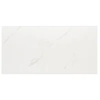 Pack de 2 placas autoadhesivas Marmol 60 x 30 cm blanco