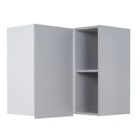 Alacena de cocina esquinera 68 x 63.8 cm Potenza 1 puerta gris perla