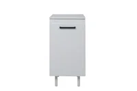 Bajo mesada 1 puerta Turin blanco 84 x 40 x  50 cm