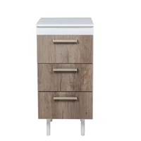 Bajo mesada 1 puerta Turin nebraska gris 84 x 40 x  50 cm