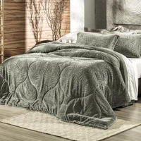 Acolchado Blend Elegance 2 plazas 210 x 240 cm verde