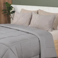 Acolchado Sueño Intenso 2 plazas 210 x 240 cm gris