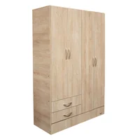 Placard base 4 puertas con 2 cajones savanna
