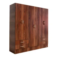 Placard base 6 puertas con 2 cajones roble antiguo