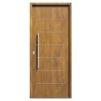 Puerta de exterior Imperia chapa símil roble 87 x 205 cm derecha