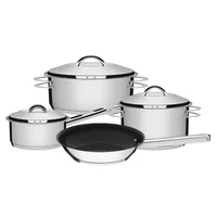 Batería de cocina Solar 4 piezas plateado