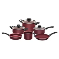 Batería de cocina París 9 piezas bordo