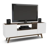 Rack de TV Eua 60" avellana y blanco