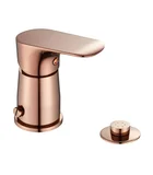 Grifería monocomando para bidet con transferencia Vittorio cobre