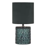 Lámpara de mesa Trend vidrio 1 luz E27 azul