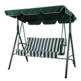 Sillón columpio 3 personas verde