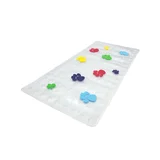 Alfombra de baño antideslizante Pies 36 x 78 cm multicolor