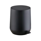 Cesto de basura Eggie a pedal 5 L de plástico negro
